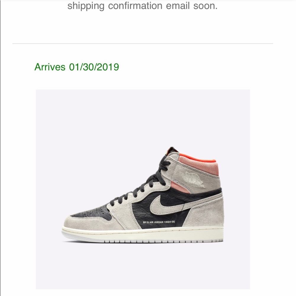 Jordan retro 1 neutral grey - Picture 2 of 5